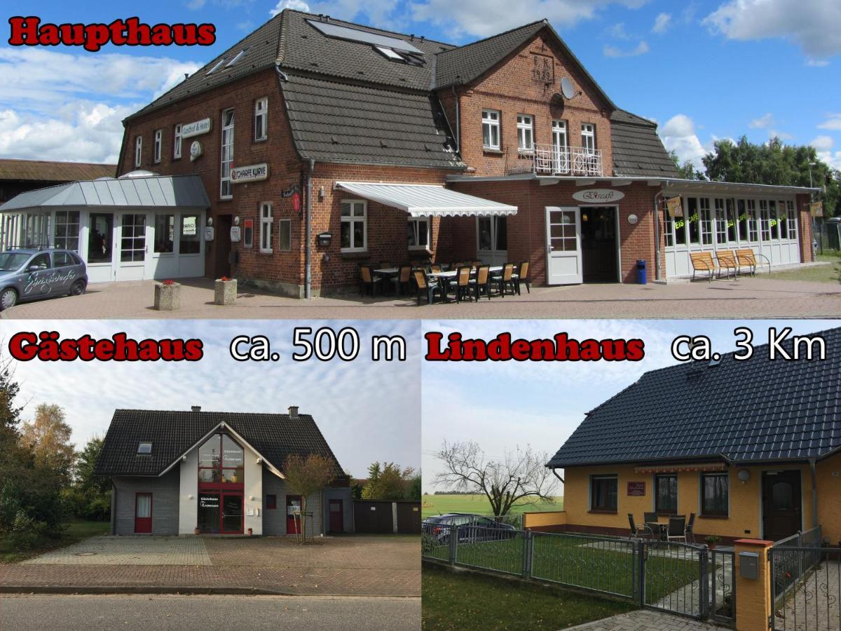 Gaestehaus Scharfe Kurve Lutzow エクステリア 写真